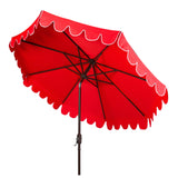 SAFAVIEH Antonije 9-Foot Crank Outdoor Umbrella