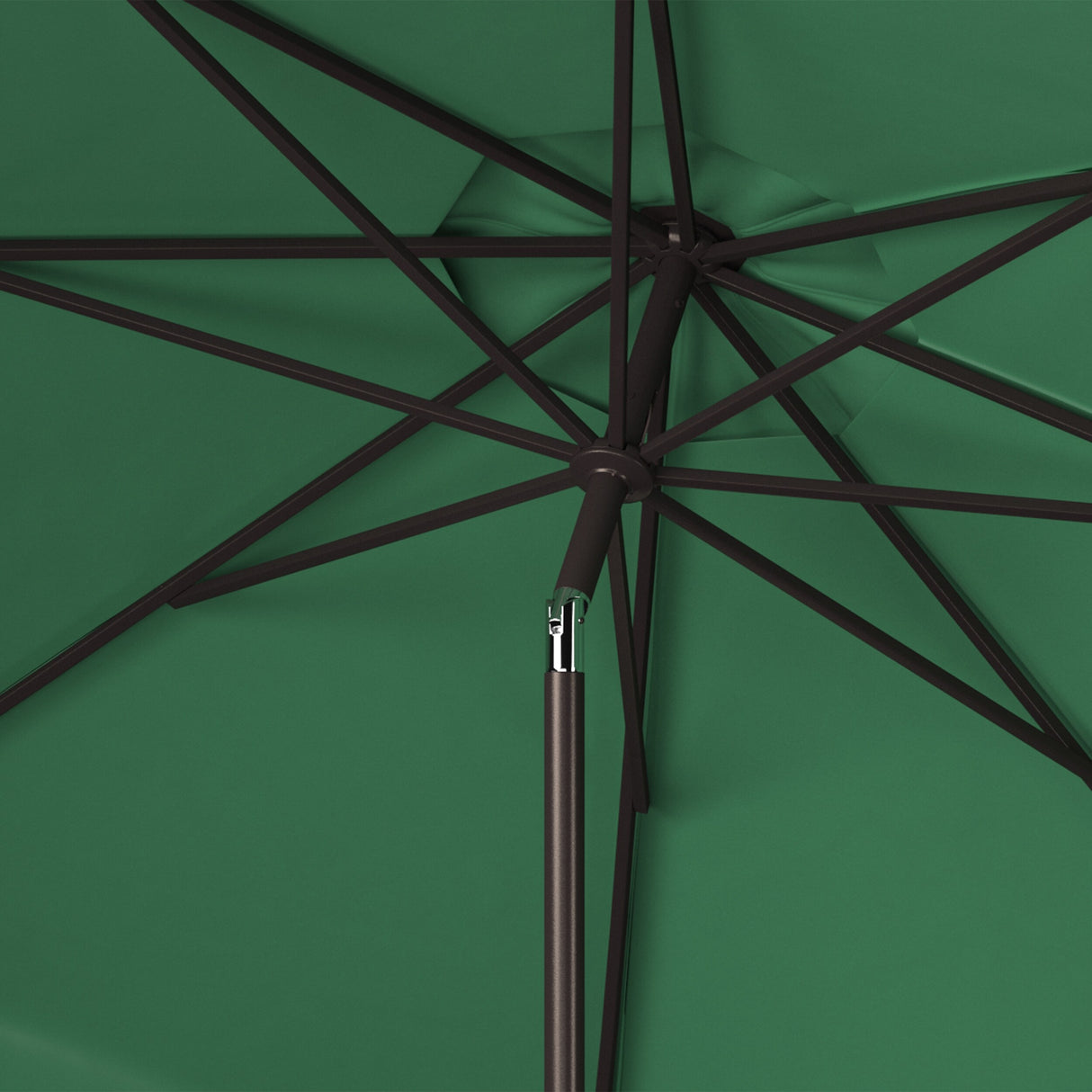 SAFAVIEH Antonije 9-Foot Crank Outdoor Umbrella