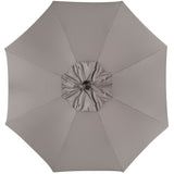 SAFAVIEH Antonije 9-Foot Crank Outdoor Umbrella