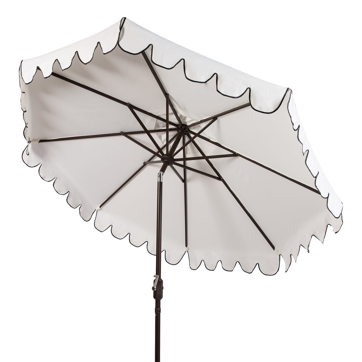 SAFAVIEH Antonije 9-Foot Crank Outdoor Umbrella