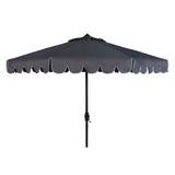 SAFAVIEH Antonije 9-Foot Crank Outdoor Umbrella