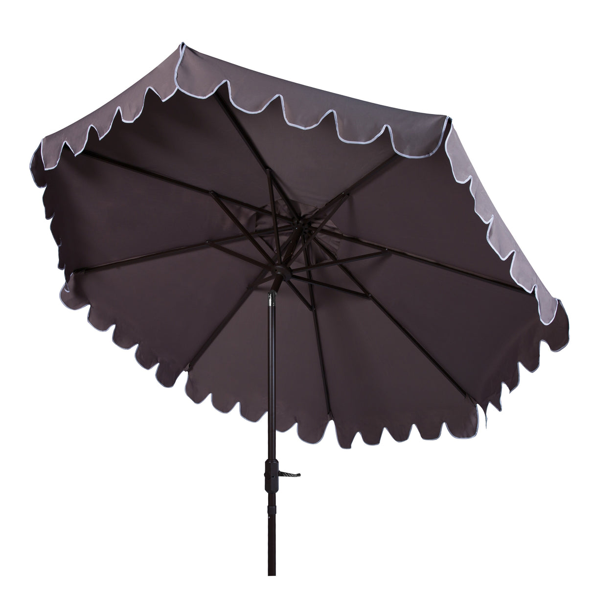 SAFAVIEH Antonije 9-Foot Crank Outdoor Umbrella