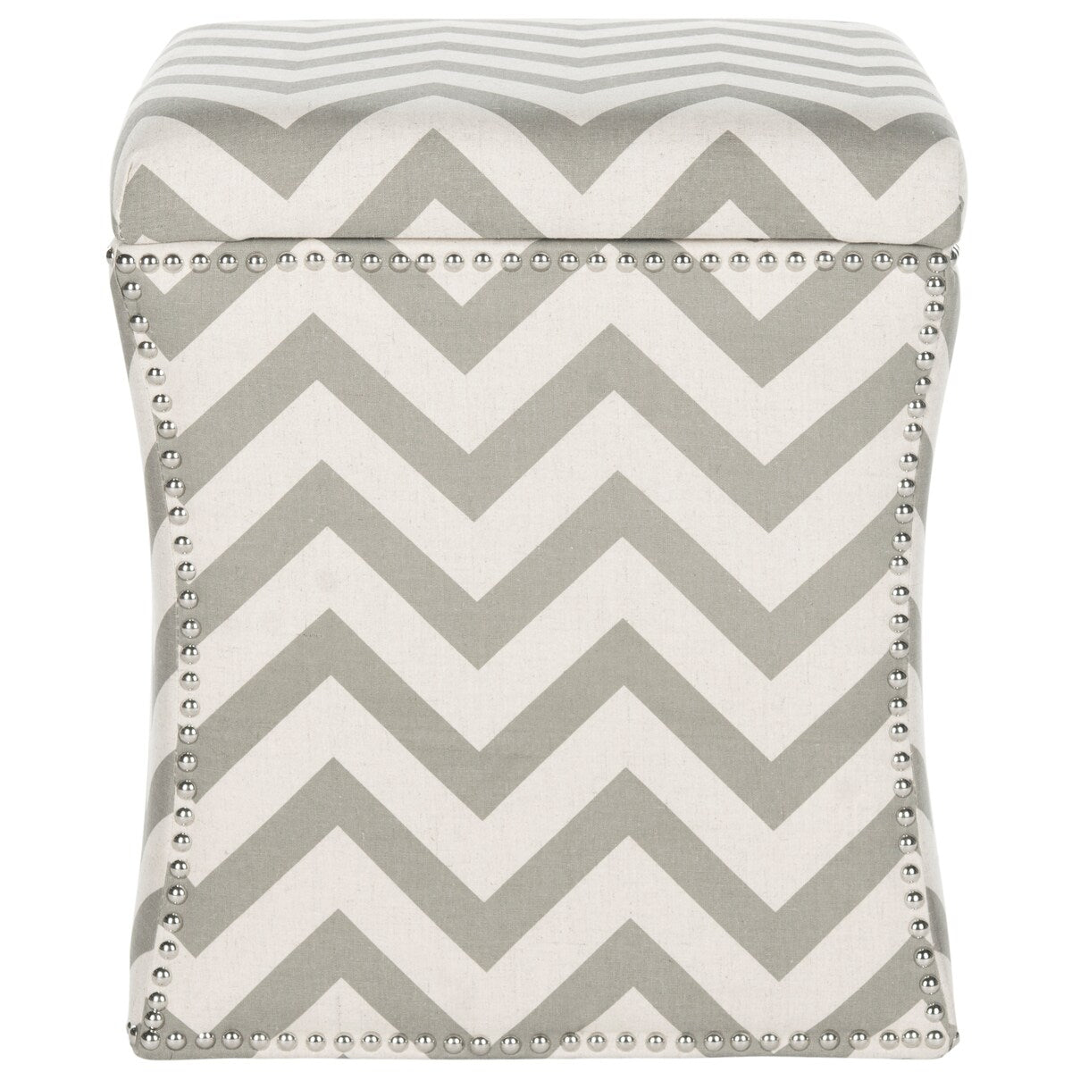 SAFAVIEH Anya Storage Zig Zag Ottoman