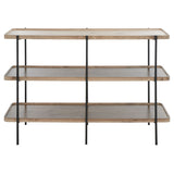 SAFAVIEH Arah 2-Shelf Console Table - 47 In. W x 12 In. D x 30 In. H - 47Wx12Dx30H