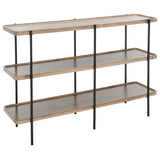 SAFAVIEH Arah 2-Shelf Console Table - 47 In. W x 12 In. D x 30 In. H - 47Wx12Dx30H