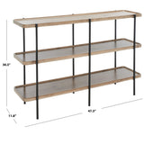 SAFAVIEH Arah 2-Shelf Console Table - 47 In. W x 12 In. D x 30 In. H - 47Wx12Dx30H