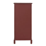 SAFAVIEH Ardella Red Tall Storage Unit - 15.7" x 13" x 34.3" - 16Wx13Dx34H