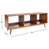 SAFAVIEH Arielle Open 3-Shelf Media TV Stand (50-inch Flat Screen) - 47.6" W x 14" L x 18" H - 48Wx14Dx18H