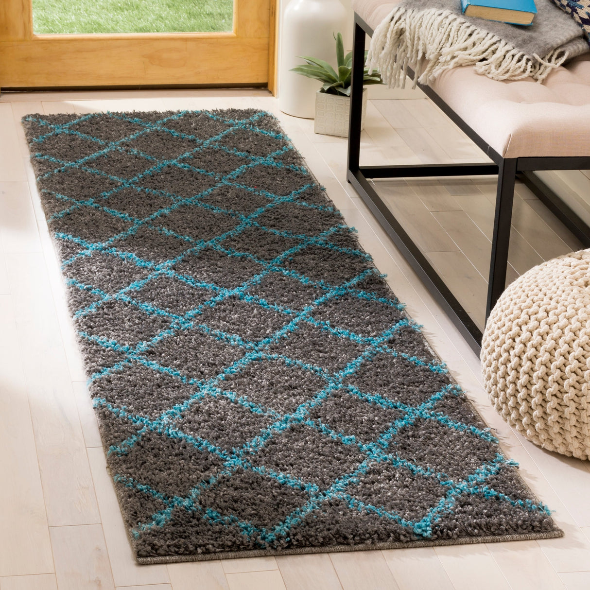 SAFAVIEH Arizona Shag Effrosini 1.2-inch Thick Rug