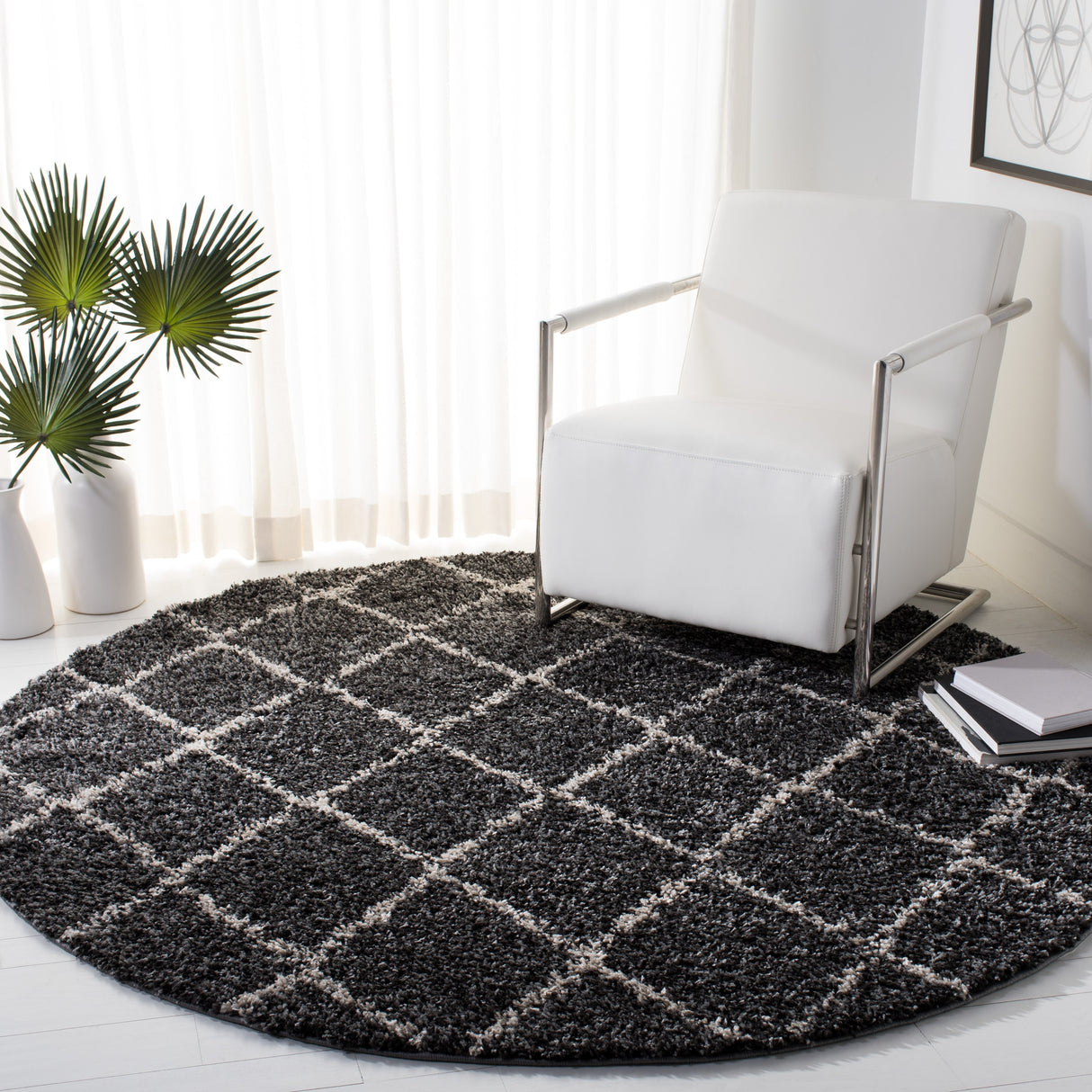 SAFAVIEH Arizona Shag Effrosini 1.2-inch Thick Rug