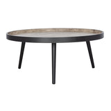 SAFAVIEH Arline Round Tray Top Coffee Table - 35.4" x 35.4" x 15" - 35Wx35Dx15H