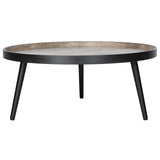 SAFAVIEH Arline Round Tray Top Coffee Table - 35.4" x 35.4" x 15" - 35Wx35Dx15H