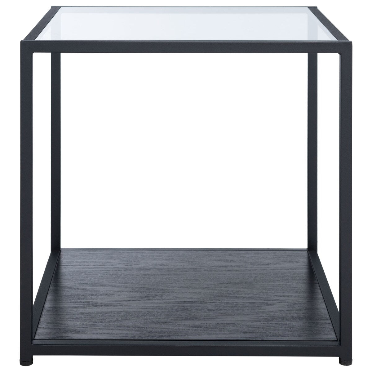 SAFAVIEH Arminta Square Lower Shelf Accent End Table - 19.7" W x 19.7" L x 19.7" H - 20Wx20Dx20H