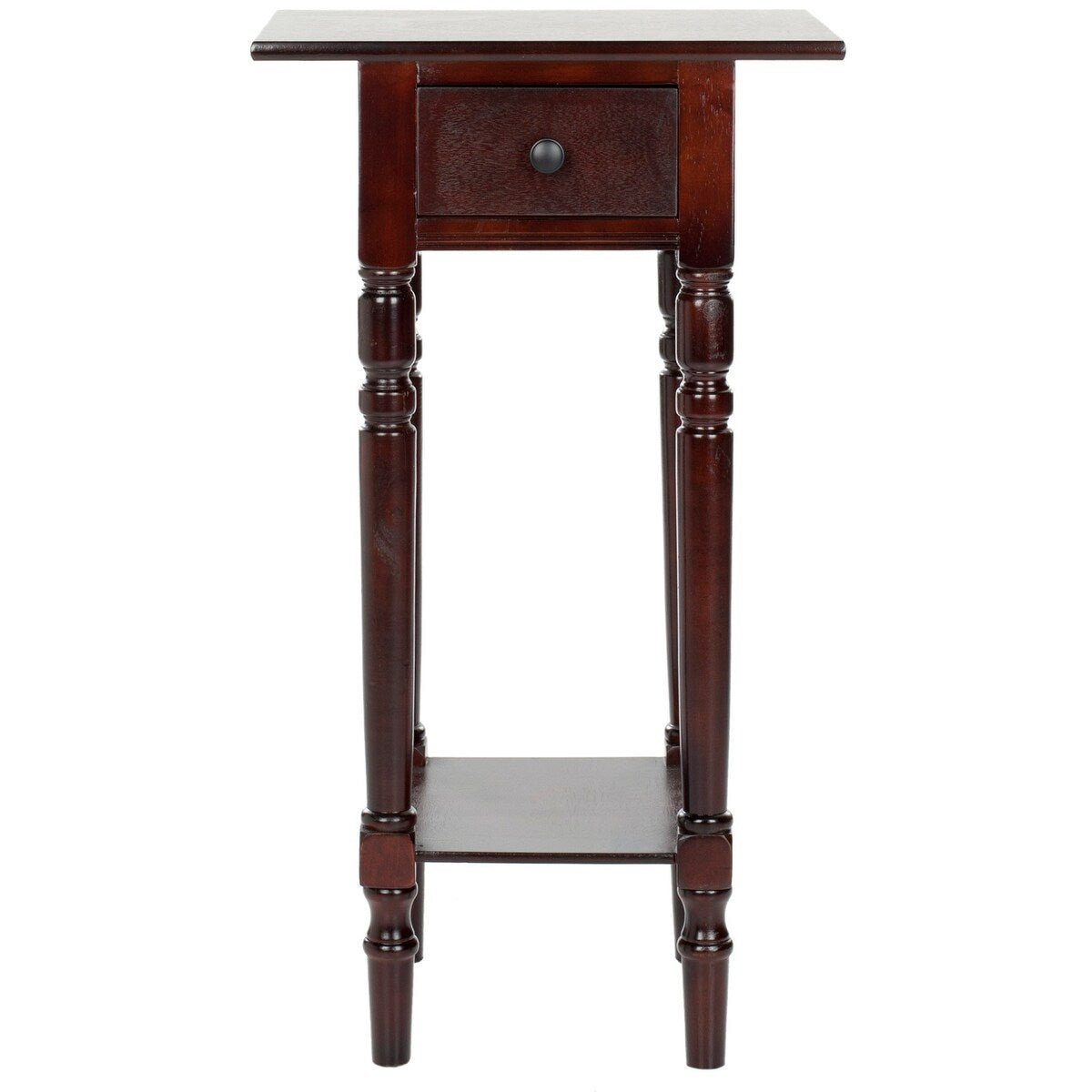 SAFAVIEH Arrie Black Accent Table - 17.7" x 13.8" x 31.9" - 18Wx14Dx32H