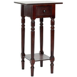 SAFAVIEH Arrie Black Accent Table - 17.7" x 13.8" x 31.9" - 18Wx14Dx32H