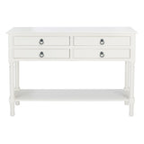 SAFAVIEH Artelia 4-Drawer Console Table - 42" W x 13" L x 29.5" H - 42Wx13Dx30H