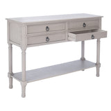 SAFAVIEH Artelia 4-Drawer Console Table - 42" W x 13" L x 29.5" H - 42Wx13Dx30H