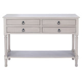 SAFAVIEH Artelia 4-Drawer Console Table - 42" W x 13" L x 29.5" H - 42Wx13Dx30H