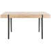 SAFAVIEH Asal Mid-Century Industrial Rustic Dining Room Table - 59.1" W x 35.4" L x 29.5" H - 59Wx35Dx30H