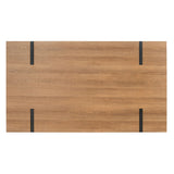 SAFAVIEH Asal Mid-Century Industrial Rustic Dining Room Table - 59.1" W x 35.4" L x 29.5" H - 59Wx35Dx30H