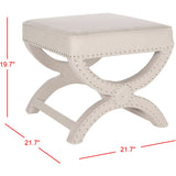 SAFAVIEH Ashanti X-Bench Ottoman