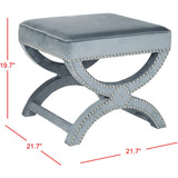 SAFAVIEH Ashanti X-Bench Ottoman