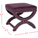 SAFAVIEH Ashanti X-Bench Ottoman