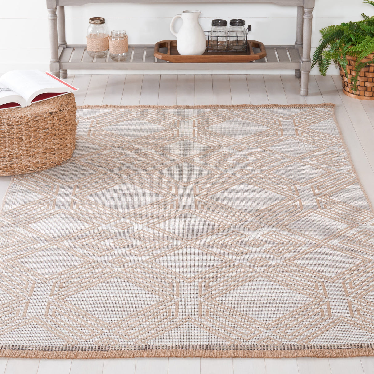 SAFAVIEH Aspect Lykke Rustic Moroccan Jute Rug