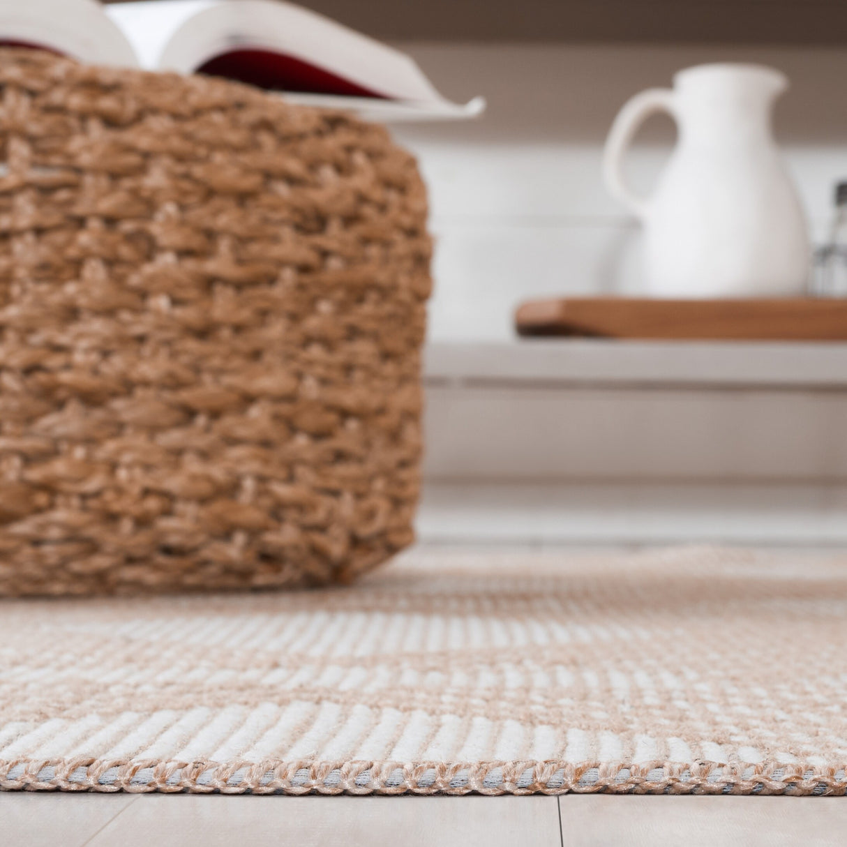 SAFAVIEH Aspect Lykke Rustic Moroccan Jute Rug