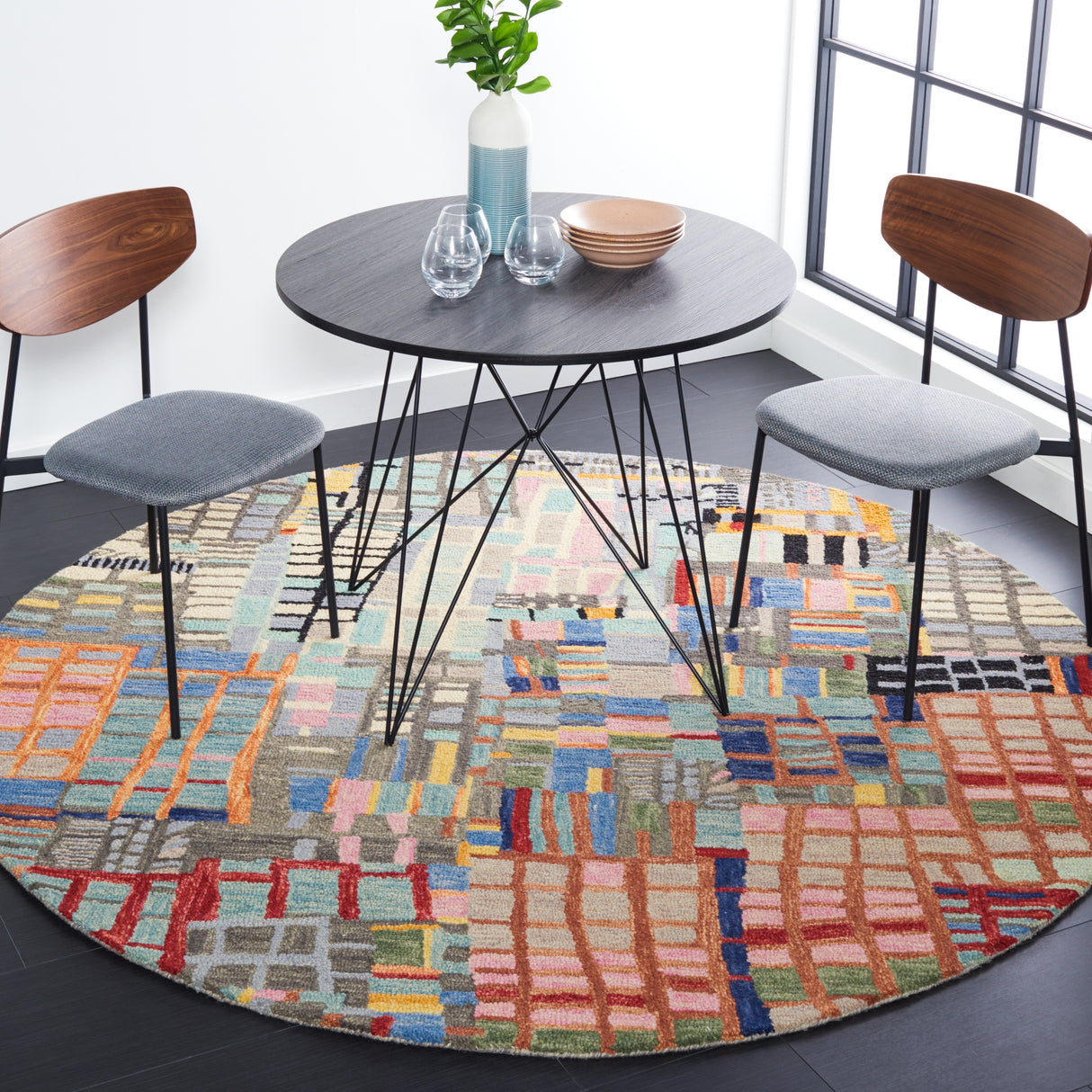 SAFAVIEH Aspen Anemone Bohemian Abstract Wool Rug