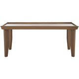 SAFAVIEH Asthildur Coffee Table - 47" L x 24" D x 20" H - 47Wx24Dx20H