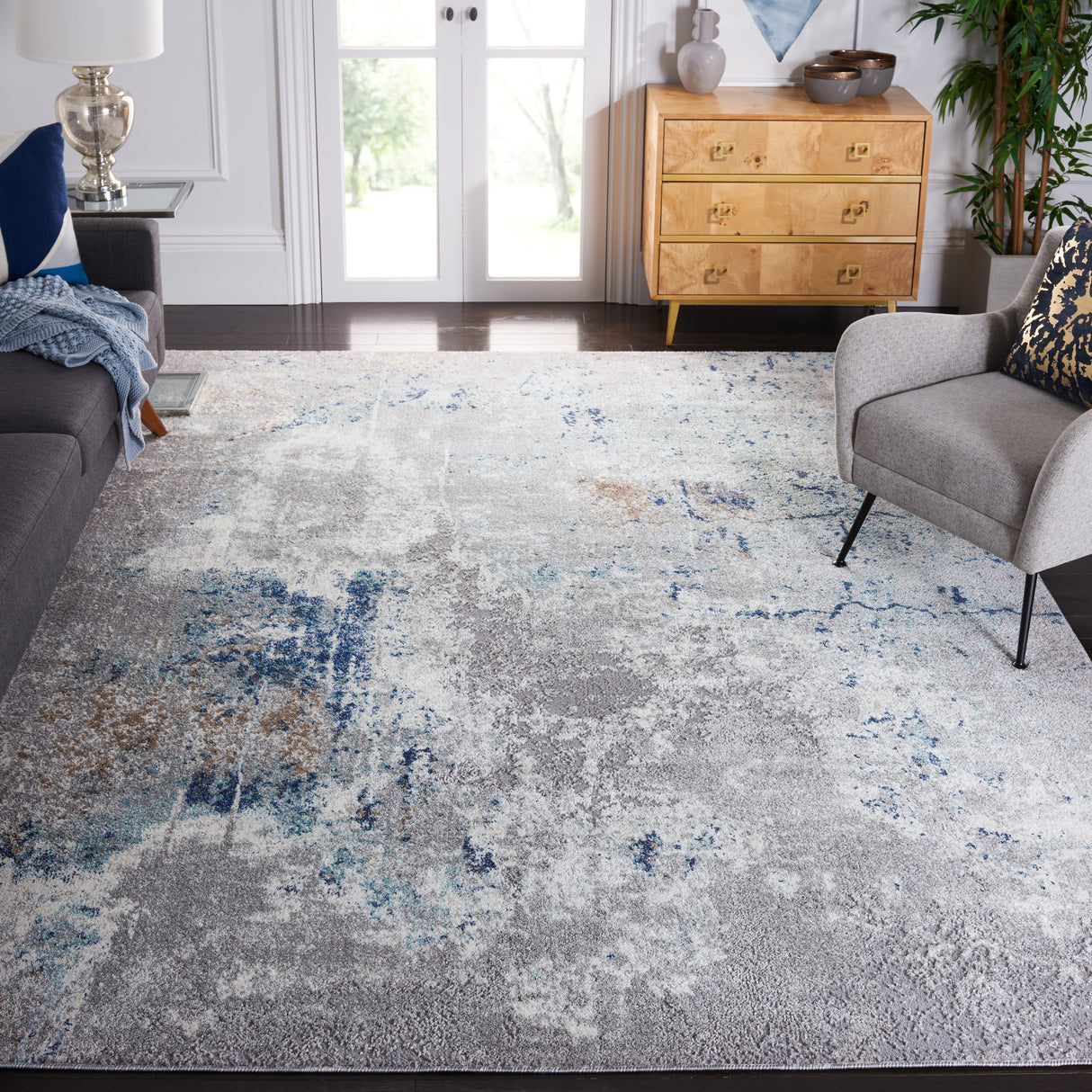 SAFAVIEH Aston Adosinha Modern Abstract Rug