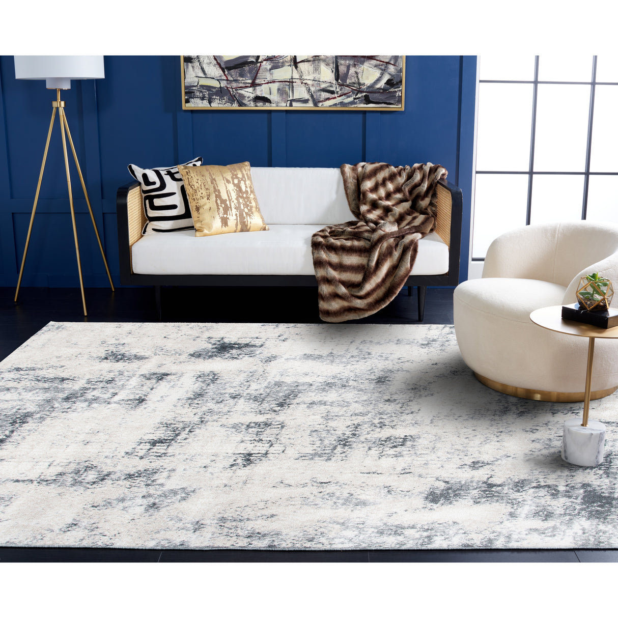 SAFAVIEH Aston Outi Modern Abstract Rug