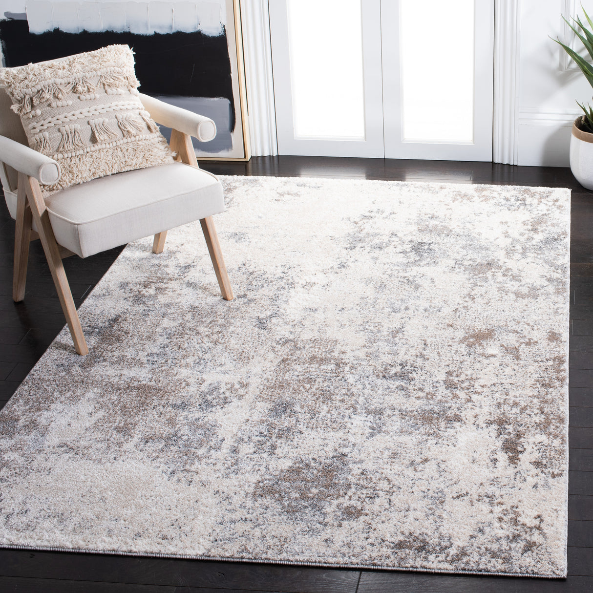 SAFAVIEH Aston Shahide Modern Abstract Rug