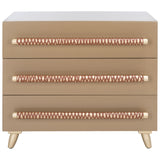 SAFAVIEH Audra 3-Drawer Storage Bedroom Chest.