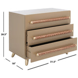 SAFAVIEH Audra 3-Drawer Storage Bedroom Chest.