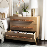 SAFAVIEH Audra 3-Drawer Storage Bedroom Chest.