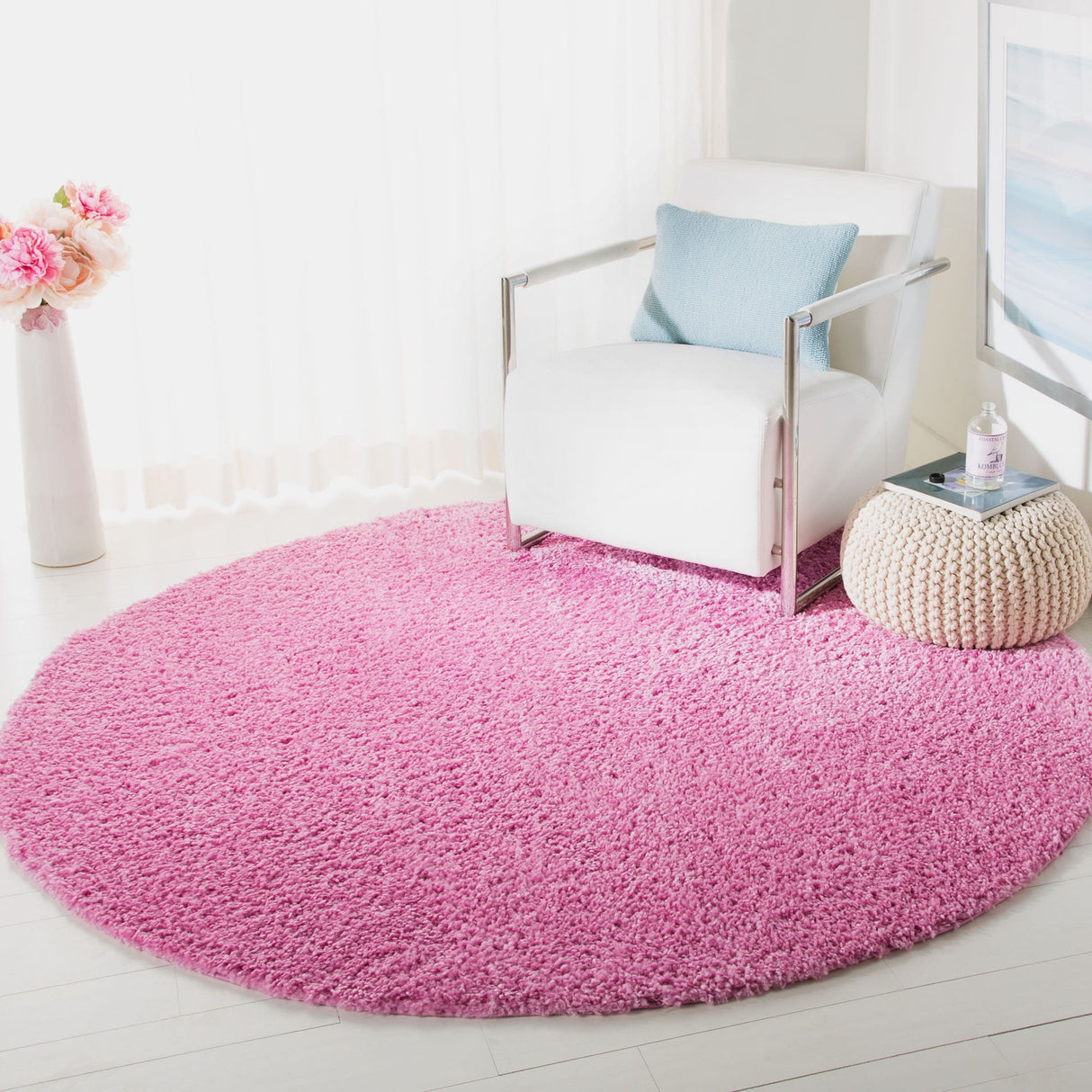 SAFAVIEH August Wilhelma Shag Solid 1.2-inch Thick Area Rug