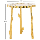 SAFAVIEH Augusta Floral Accent Table - 16 In. W x 16 In. D x 18 In. H - 16Wx16Dx18H