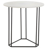 SAFAVIEH Avis Round Accent Table - 18" W x 18" D x 20" H - 18Wx18Dx20H