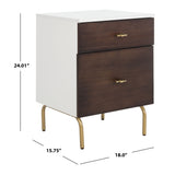 SAFAVIEH Bailee 2-Drawer Nightstand