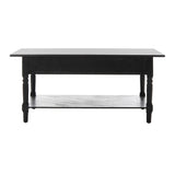 SAFAVIEH Bama Grey 2-Drawer Coffee Table - 41.7" W x 21.7" D x 18.5" H - 42Wx22Dx19H