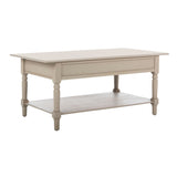 SAFAVIEH Bama Grey 2-Drawer Coffee Table - 41.7" W x 21.7" D x 18.5" H - 42Wx22Dx19H