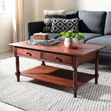 SAFAVIEH Bama Grey 2-Drawer Coffee Table - 41.7" W x 21.7" D x 18.5" H - 42Wx22Dx19H