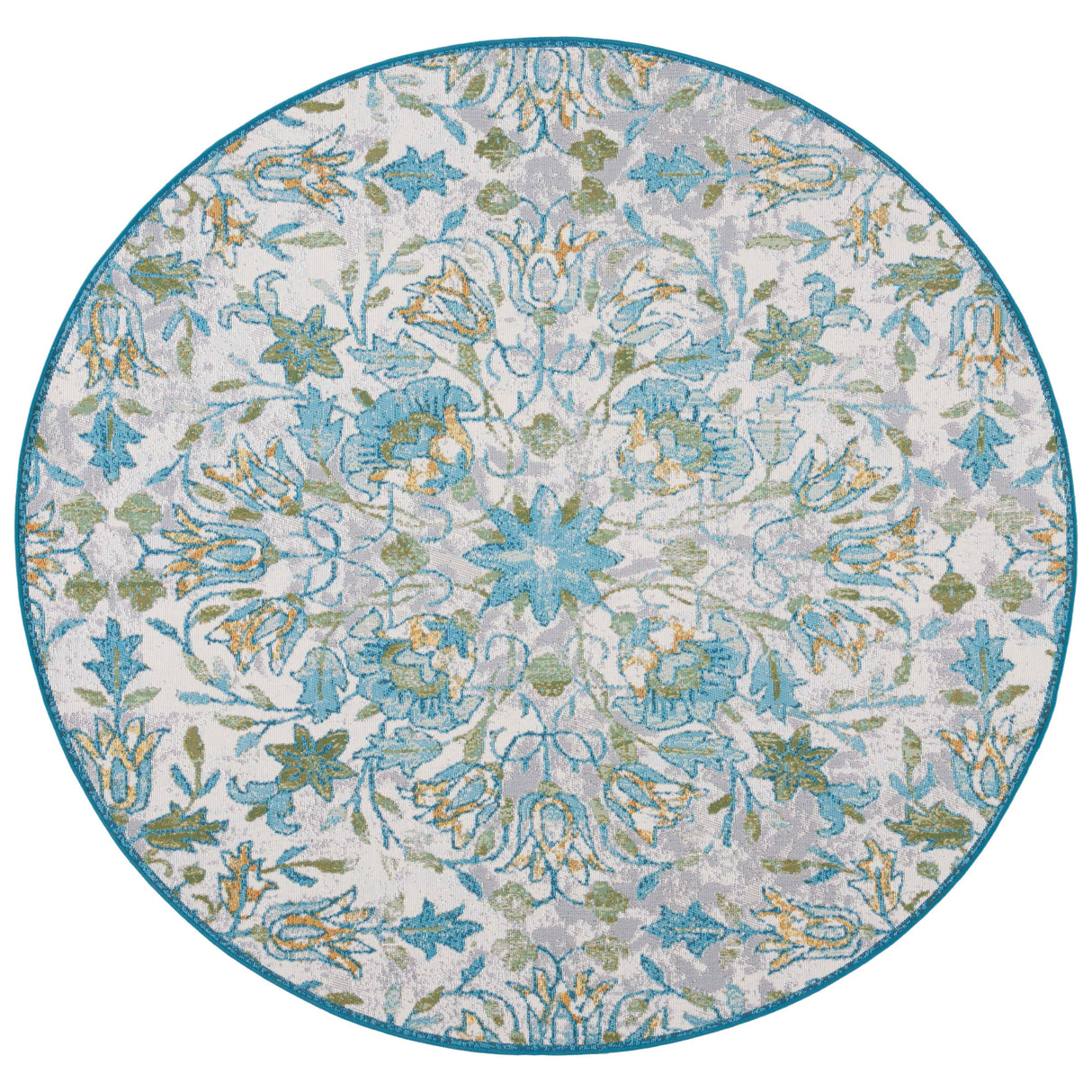 SAFAVIEH Barbados Kezban Floral Indoor/Outdoor Rug