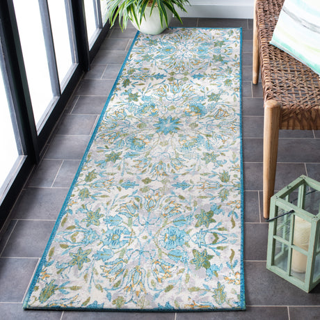 SAFAVIEH Barbados Kezban Floral Indoor/Outdoor Rug