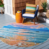 SAFAVIEH Barbados Momka Tropical Indoor/ Outdoor Waterproof Patio Backyard Rug