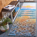 SAFAVIEH Barbados Momka Tropical Indoor/ Outdoor Waterproof Patio Backyard Rug