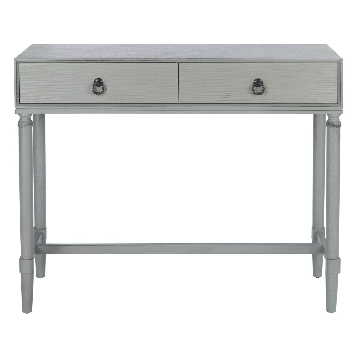 SAFAVIEH Barbra 2-Drawer Console Table - 35.5" W x 13" L x 29.5" H - 36Wx13Dx30H