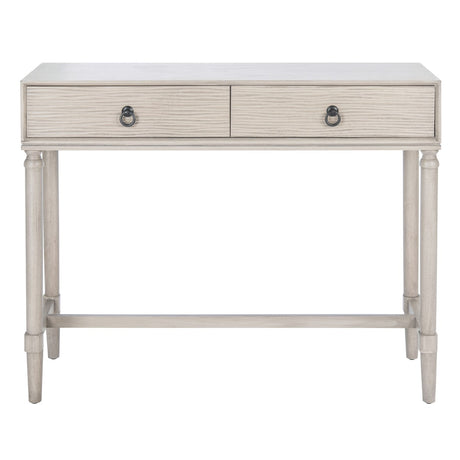 SAFAVIEH Barbra 2-Drawer Console Table - 35.5" W x 13" L x 29.5" H - 36Wx13Dx30H